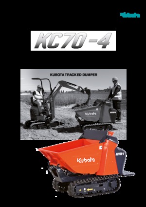 Wozidła gąsienicowe Kubota KC70HV-4