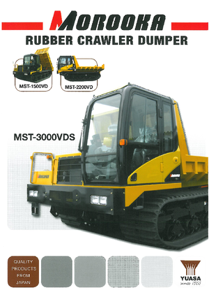 Wozidła gąsienicowe Morooka MST 1500 VD