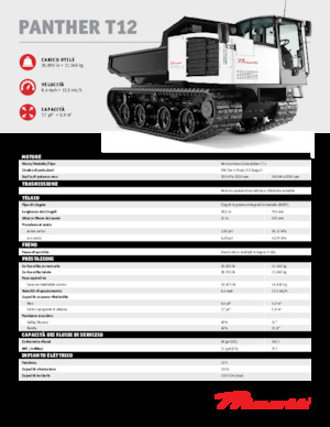 Wozidła gąsienicowe Prinoth Panther T12