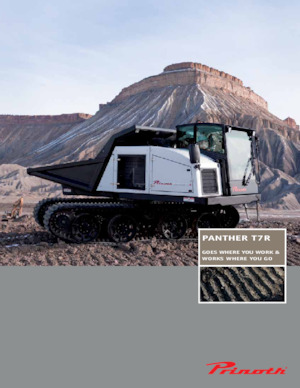 Wozidła gąsienicowe Prinoth Panther T7R