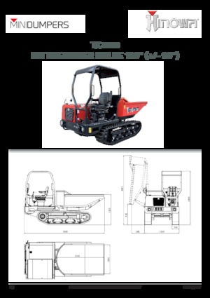 Wozidła gąsienicowe Hinowa TX2500
