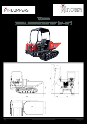 Wozidła gąsienicowe Hinowa TX2500