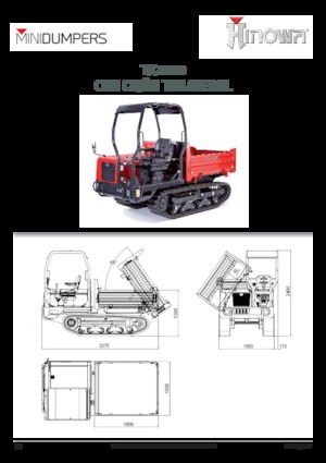 Wozidła gąsienicowe Hinowa TX2500