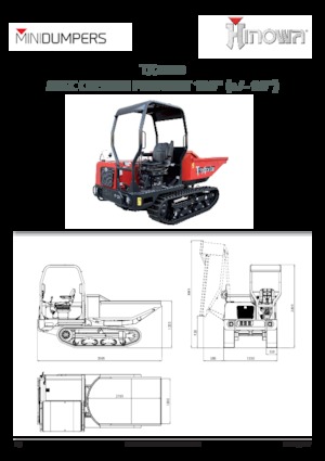 Wozidła gąsienicowe Hinowa TX2500