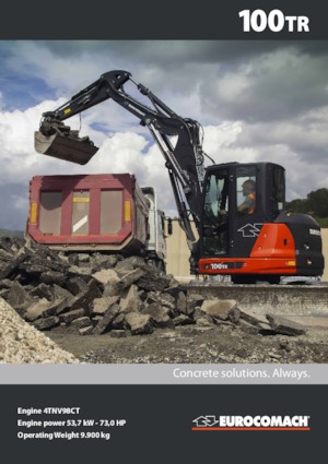 Koparki gąsienicowe Eurocomach 100 TR