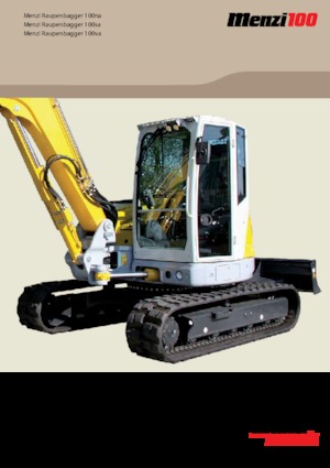 Koparki gąsienicowe Menzi 100na