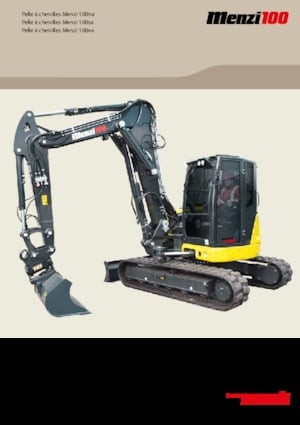 Koparki gąsienicowe Menzi 100na