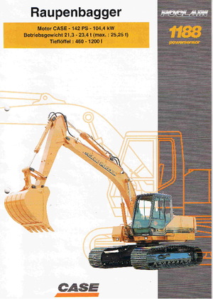 Koparki gąsienicowe Case Poclain 1188 LC