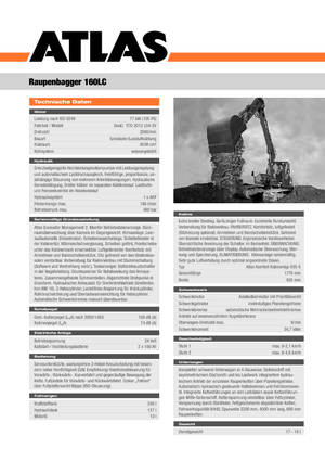 Koparki gąsienicowe Atlas 160 LC