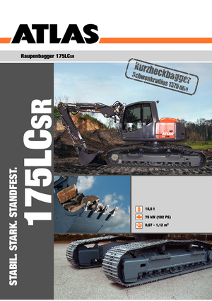 Koparki gąsienicowe Atlas 175 LC-SR