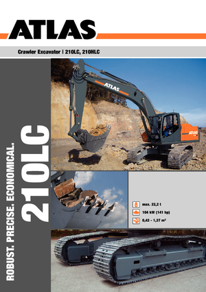 Koparki gąsienicowe Atlas 210 LC