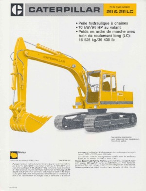 Koparki gąsienicowe Caterpillar 211