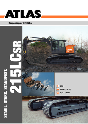 Koparki gąsienicowe Atlas 215 LC-SR
