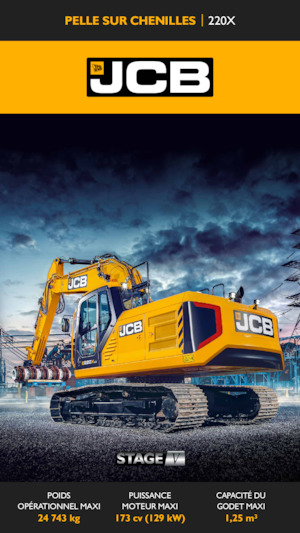 Koparki gąsienicowe JCB 220X