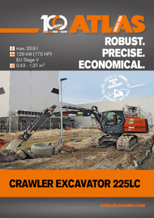 Koparki gąsienicowe Atlas 225 LC