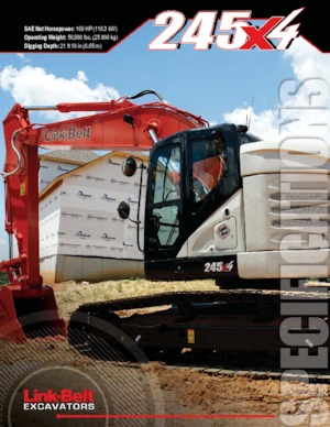 Koparki gąsienicowe Link-Belt 245 X4 Spin Ace
