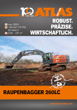 Koparki gąsienicowe Atlas 260 LC