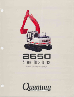 Koparki gąsienicowe Link-Belt 2650