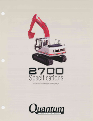 Koparki gąsienicowe Link-Belt 2700