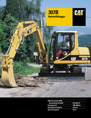 Koparki gąsienicowe Caterpillar 307B