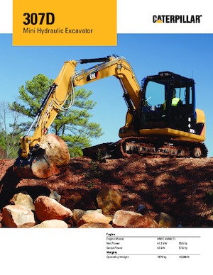 Koparki gąsienicowe Caterpillar 307D