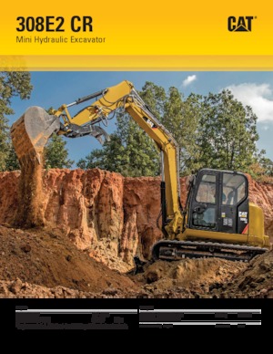 Koparki gąsienicowe Caterpillar 308E 2 CR