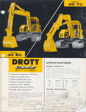 Koparki gąsienicowe Drott 30EC