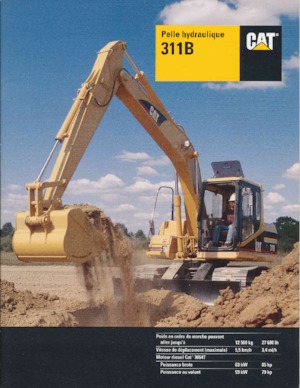 Koparki gąsienicowe Caterpillar 311B
