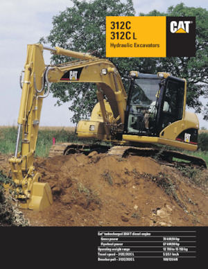 Koparki gąsienicowe Caterpillar 312C L