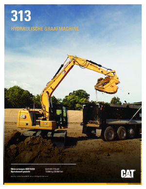 Koparki gąsienicowe Caterpillar 313