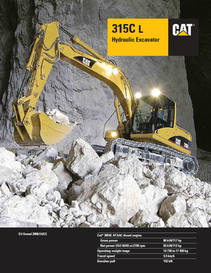 Koparki gąsienicowe Caterpillar 315 C L