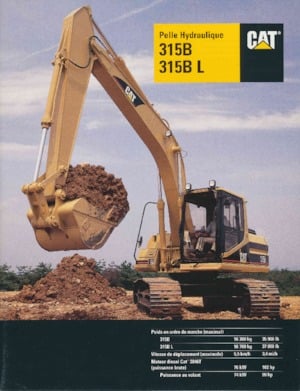 Koparki gąsienicowe Caterpillar 315B