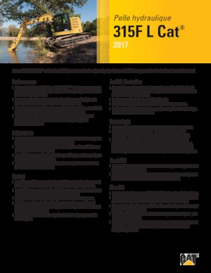 Koparki gąsienicowe Caterpillar 315F L