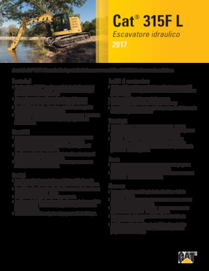 Koparki gąsienicowe Caterpillar 315F L