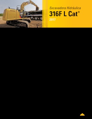 Koparki gąsienicowe Caterpillar 316F L