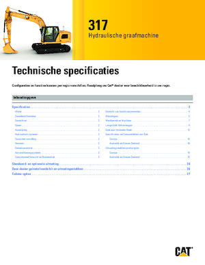 Koparki gąsienicowe Caterpillar 317