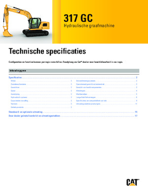 Koparki gąsienicowe Caterpillar 317 GC