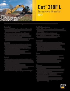 Koparki gąsienicowe Caterpillar 318F L