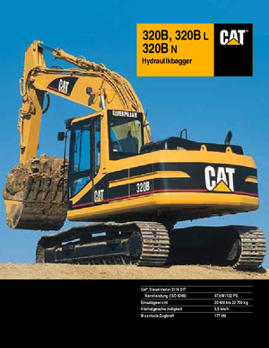 Koparki gąsienicowe Caterpillar 320 B L