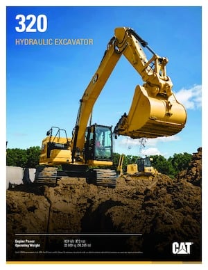 Koparki gąsienicowe Caterpillar 320