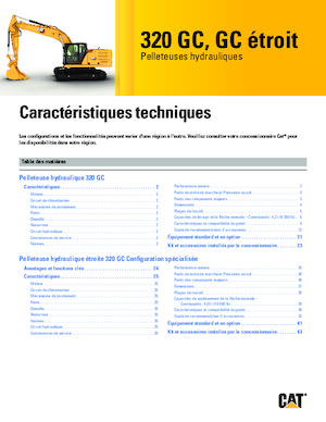 Koparki gąsienicowe Caterpillar 320GC