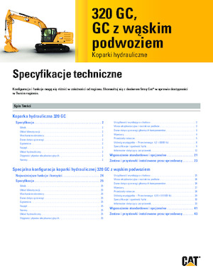 Koparki gąsienicowe Caterpillar 320GC