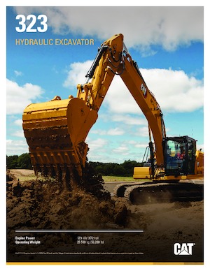 Koparki gąsienicowe Caterpillar 323