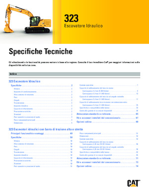 Koparki gąsienicowe Caterpillar 323