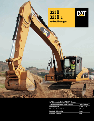 Koparki gąsienicowe Caterpillar 323D L