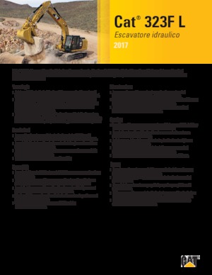 Koparki gąsienicowe Caterpillar 323F L