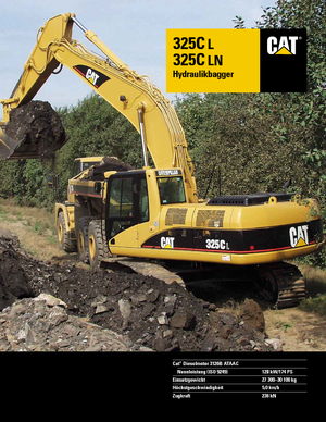 Koparki gąsienicowe Caterpillar 325 C LN