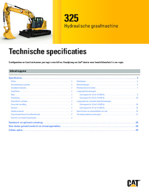 Koparki gąsienicowe Caterpillar 325