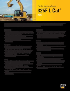 Koparki gąsienicowe Caterpillar 325F L