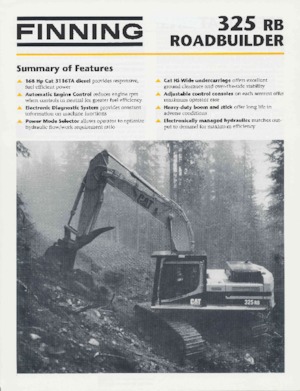 Koparki gąsienicowe Caterpillar 325RB